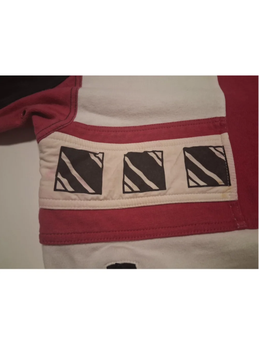 Vintage 80s 90s Adidas Men's Medium Cotton Bomber Track Jacket Colorblock *READ*